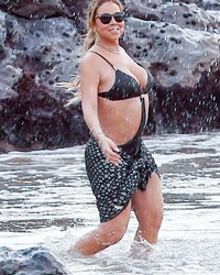 Mariah Carey Nipple Slip At A Beach In Maui Hawaii Photo 17976