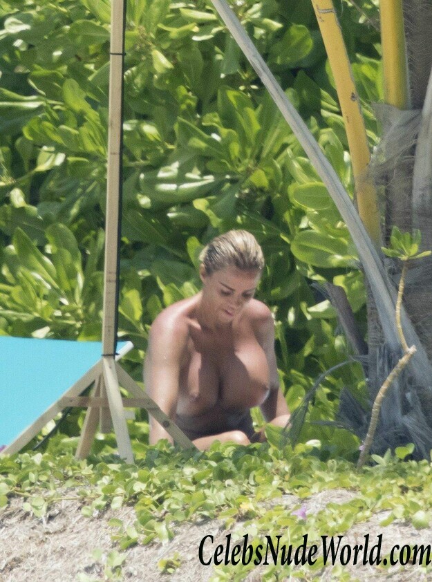 Katie Price's Massive Boobs Enjoy The Sun 102350