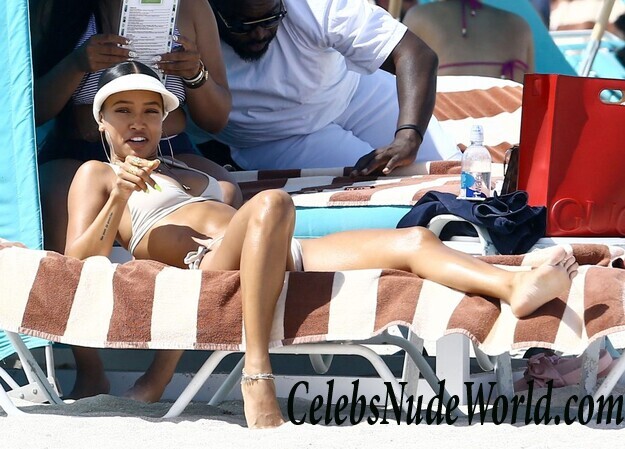 Karrueche Tran Looks Banging In Bikini 107932
