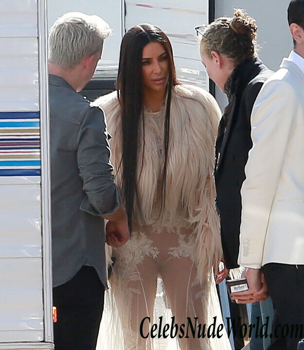 Kim Kardashian See Through Photos 114219