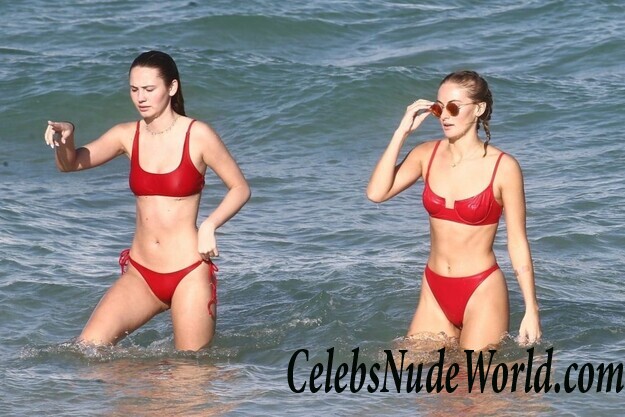 Selena Weber & Lauren Ashley Bikini 118625