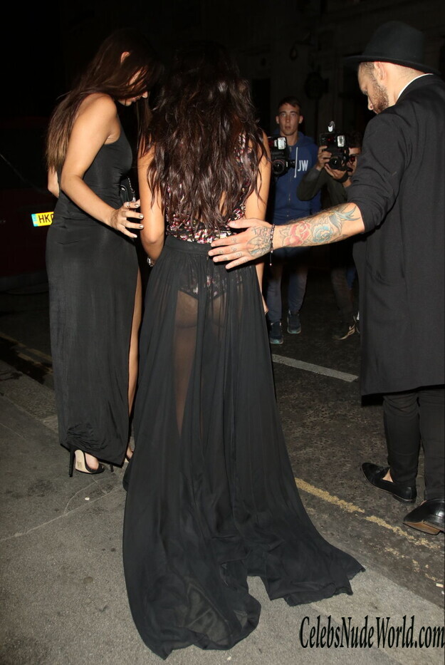 See through dress of Leigh Anne Pinnock 124549