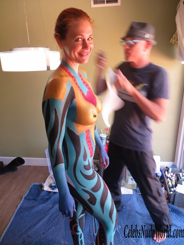 Maitland Ward nude bodypaint photos 131306