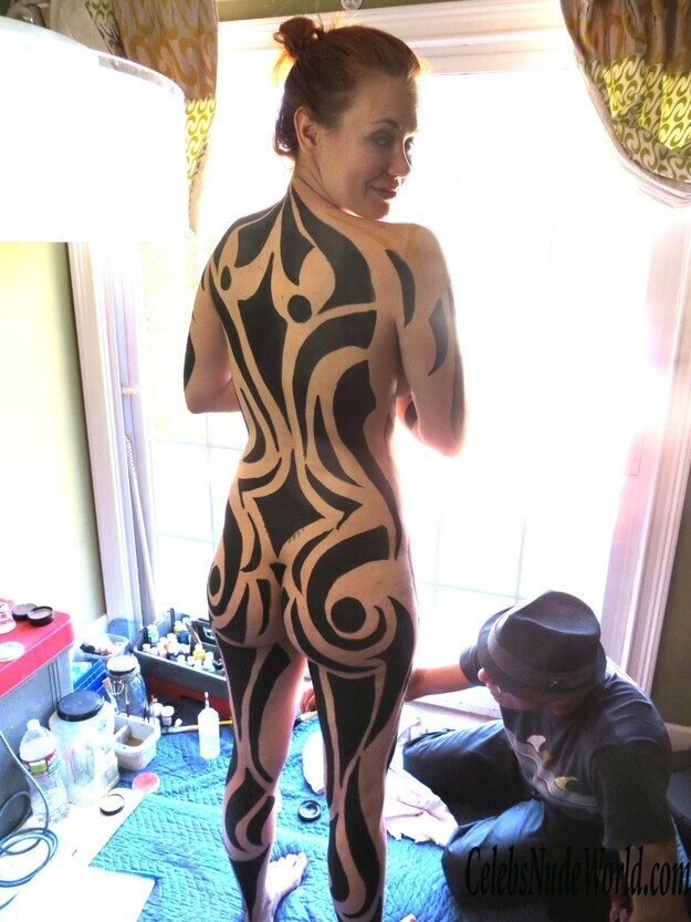 Maitland Ward nude bodypaint photos 131308