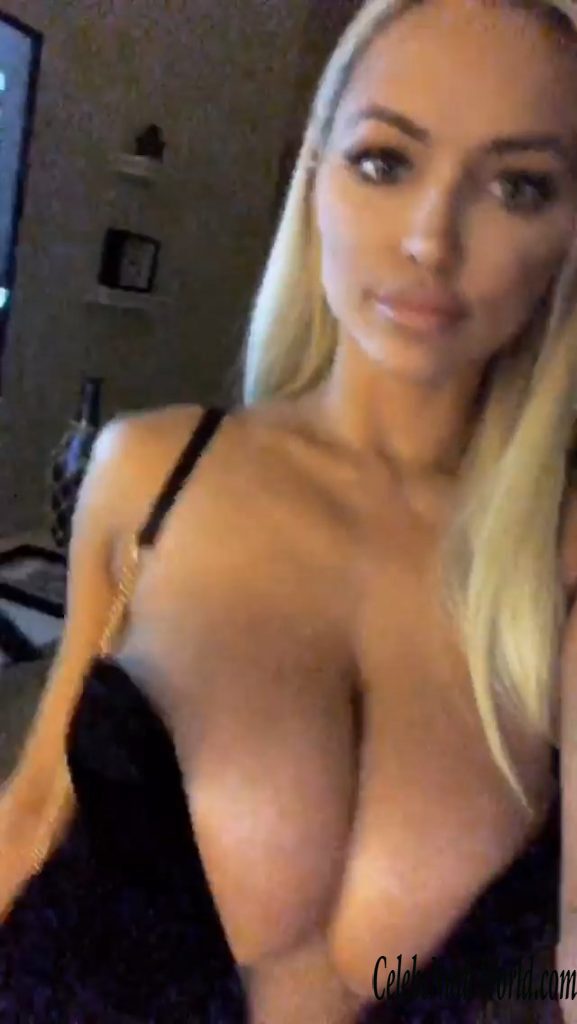 Lindsey Pelas Braless 136878