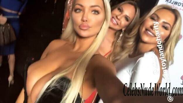 Lindsey Pelas Braless 136879