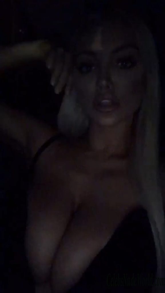 Lindsey Pelas Braless 136881