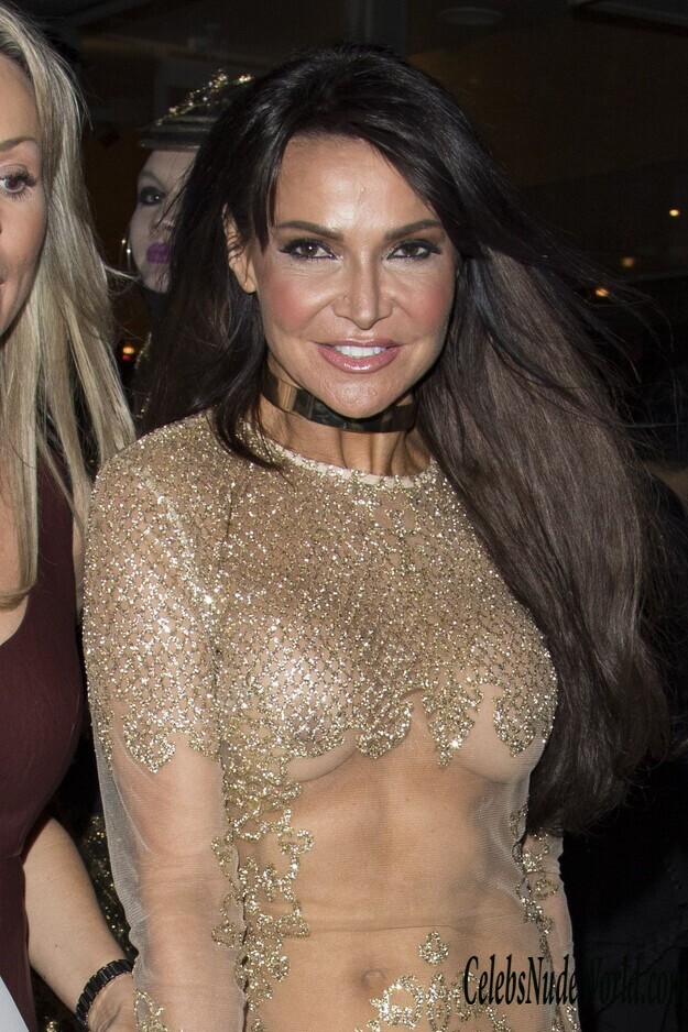 Lizzie Cundy Wearing Incredible See Through Dress 137316