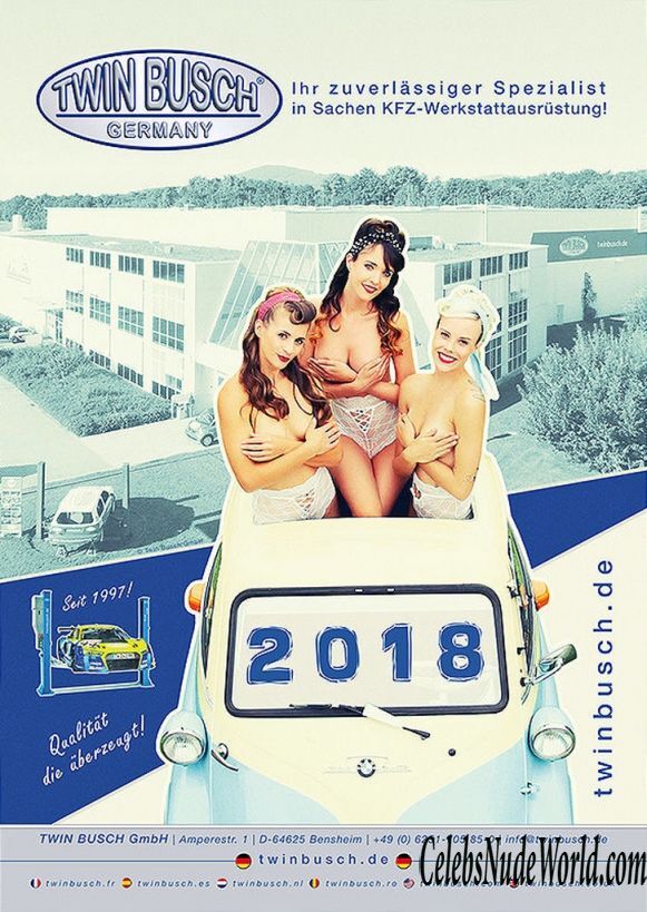 Twin Busch Official Calendar 2018 Germany 142454