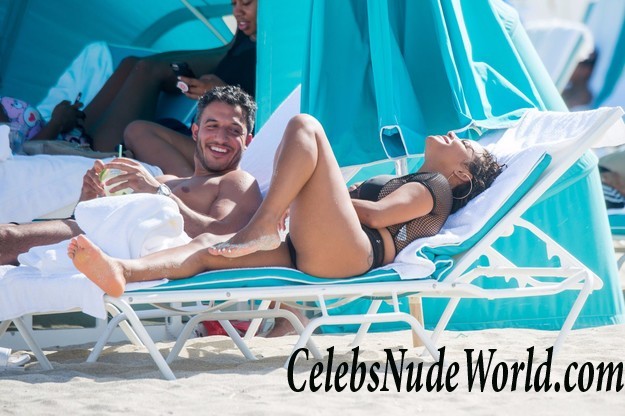 Christina Milian Wearing A Bikini In Miami 15390