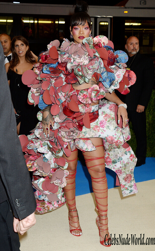 Rihanna Wearing a Weird Dress 154458