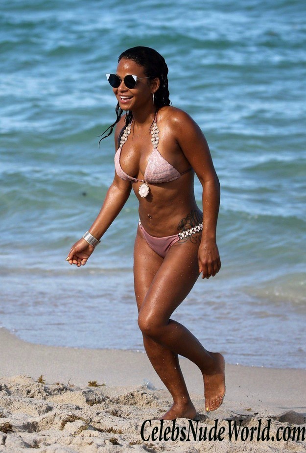 Christina Milian & Karrueche Tran In Bikinis At Miami Beach! 15691
