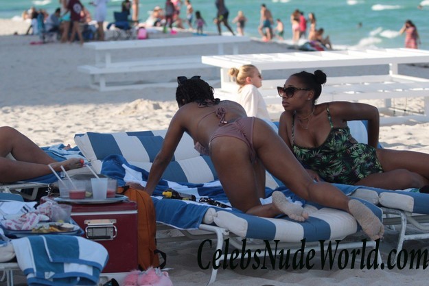 Christina Milian & Karrueche Tran In Bikinis At Miami Beach! 15696