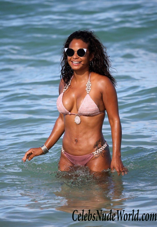 Christina Milian & Karrueche Tran In Bikinis At Miami Beach! 15719