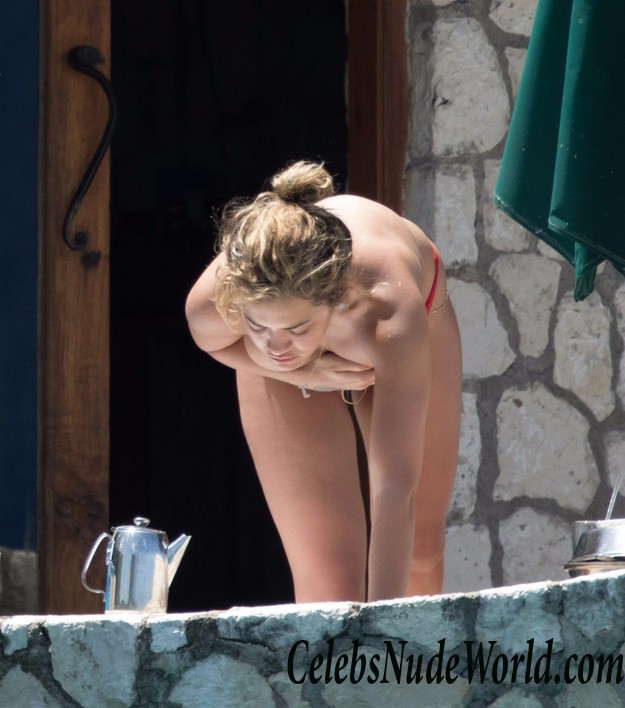 Rita Ora Topless (Covered) In Jamaica 16129
