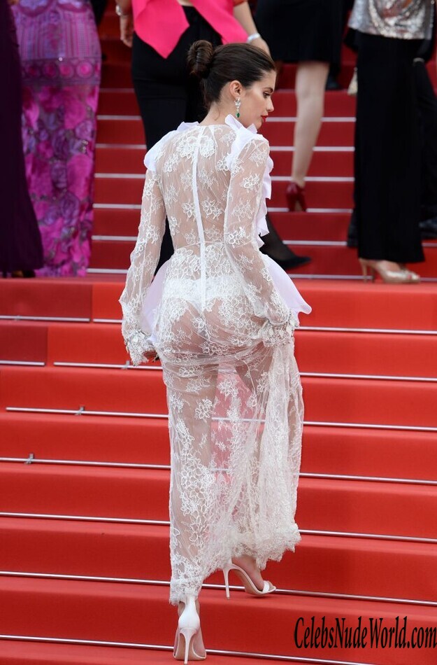 Sara Sampaio Shows Her Half Naked Ass 163378