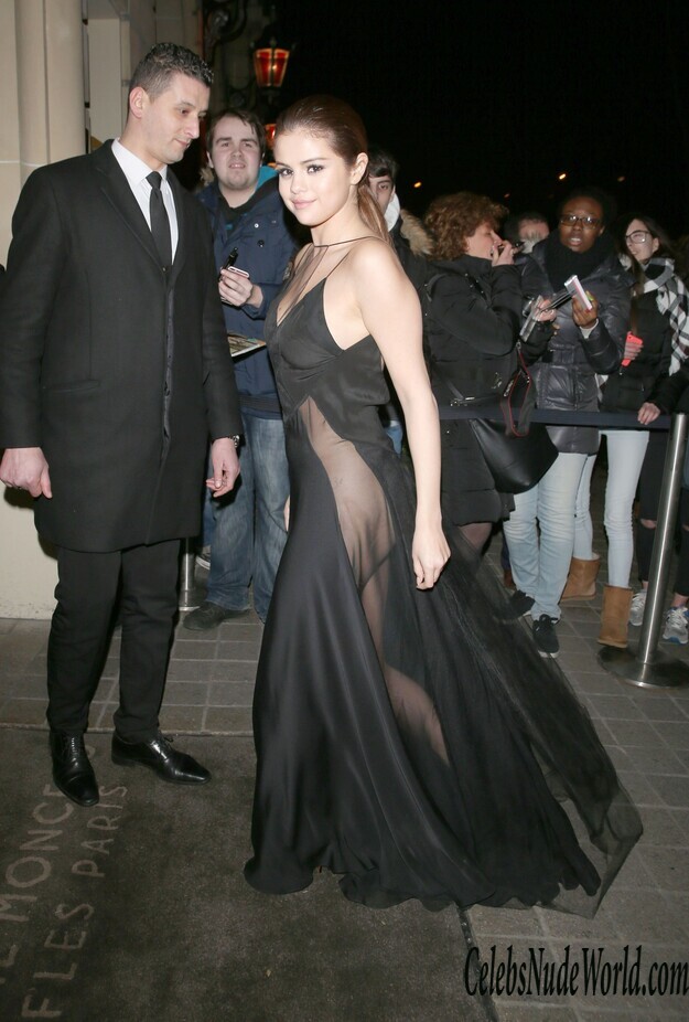 Selena Gomez Braless & Pantyless Photos 168052