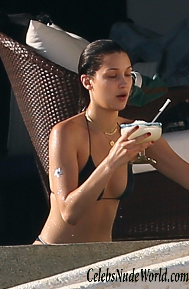 Bella Hadid Wearing A Thong Bikini In Cabo San Lucas 17019