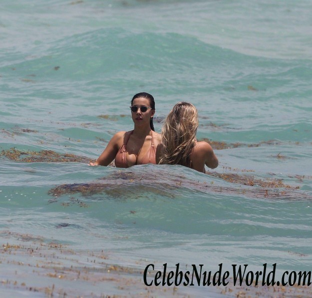 Natasha Oakley & Devin Brugman Bikini Fun In Miami 17273