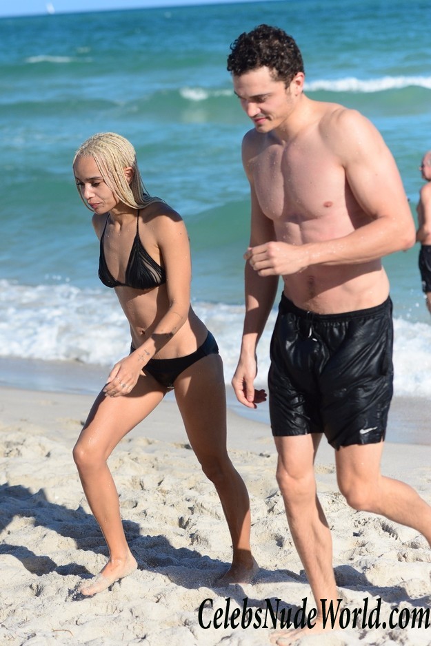Zoe Kravitz Wearing A Bikini In Miami Beach 18022