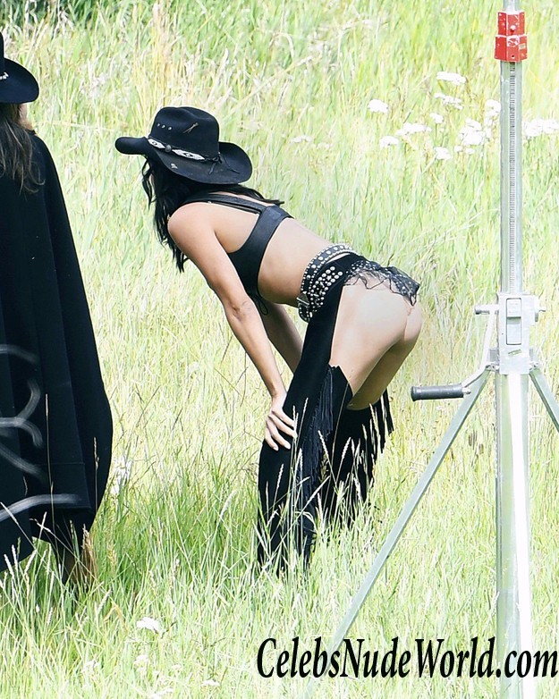 Alessandra Ambrosio Ass In Thong While Shooting For VS 21309