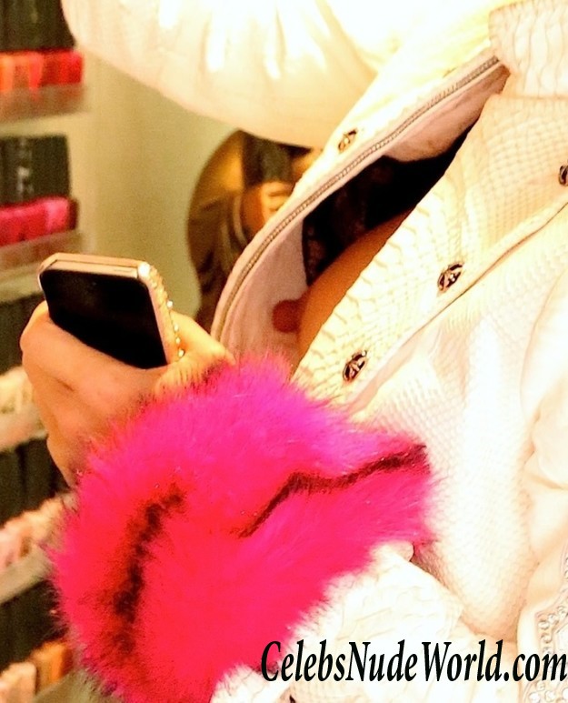 Bai Ling Braless And Shirtless At A Nail Salon In Beverly Hills 21752