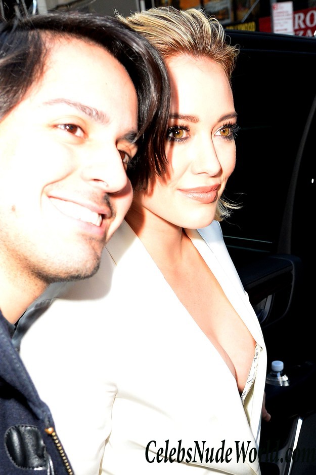 Hilary Duff Nipple Slip While Arriving At Today Show In New York 21991