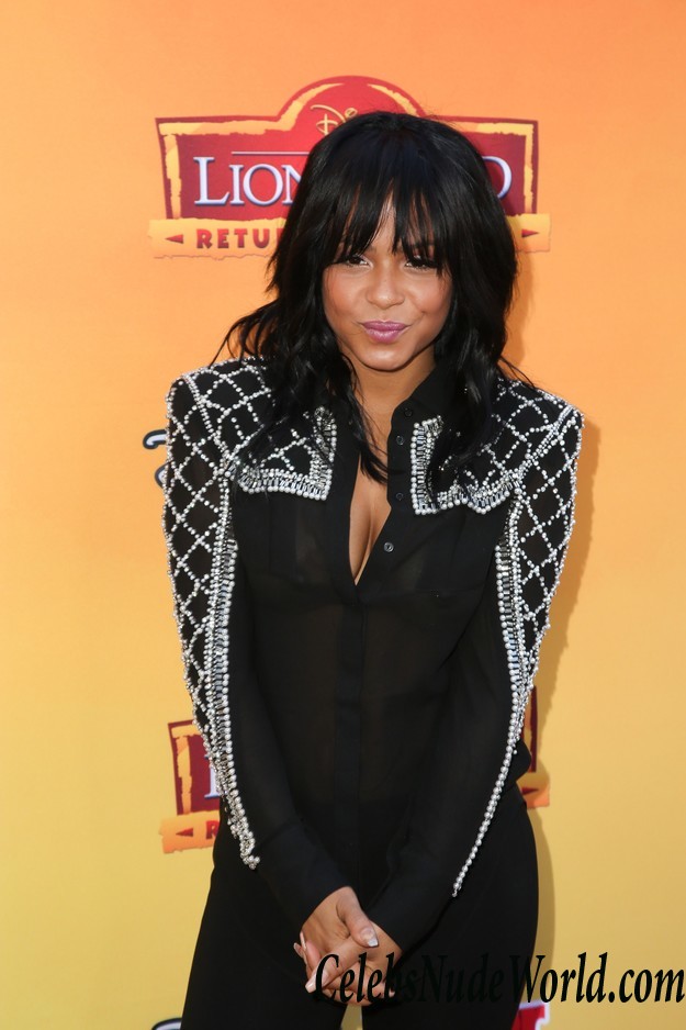 Christina Milian Nipple Slip At &#8220;The Lion Guard: Return of the Roar&#8221; Premiere In Burbank 22040