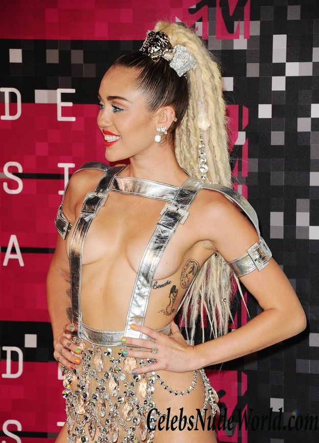 Miley Cyrus Wild And Almost Naked At The MTV Video Music Awards In Los Angeles 22788