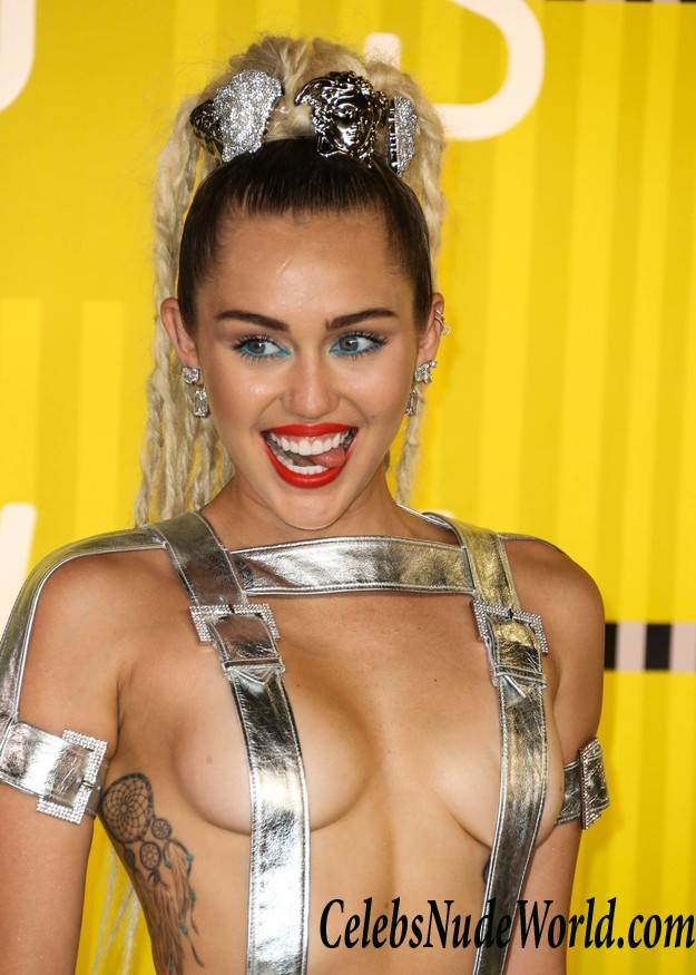 Miley Cyrus Wild And Almost Naked At The MTV Video Music Awards In Los Angeles 22791