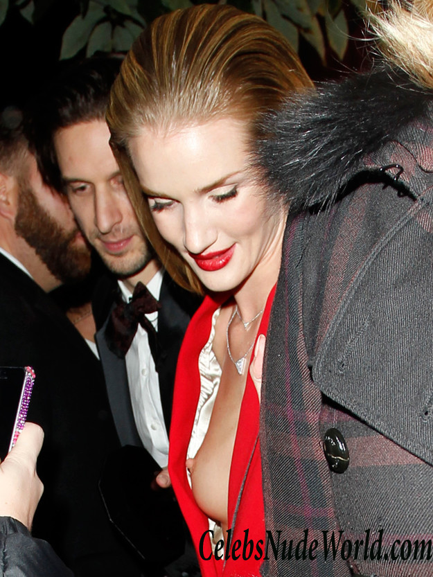 Rosie Huntington Whiteley Nipple Slip at British Fashion Awards 2013 23117