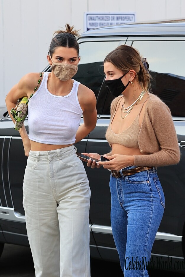 Kendall Jenner See Thru To Boobs In Los Angeles 231353