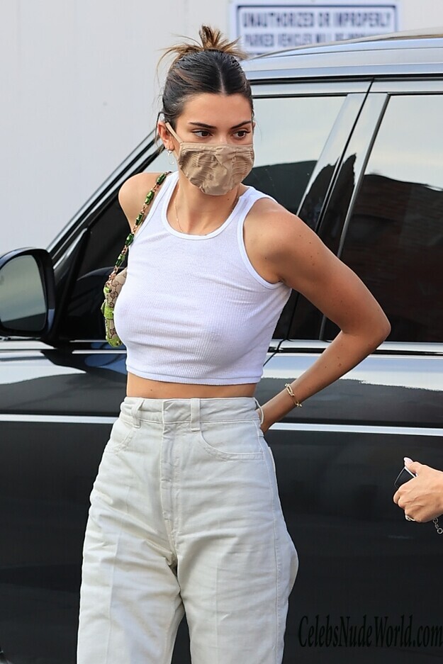 Kendall Jenner See Thru To Boobs In Los Angeles 231358