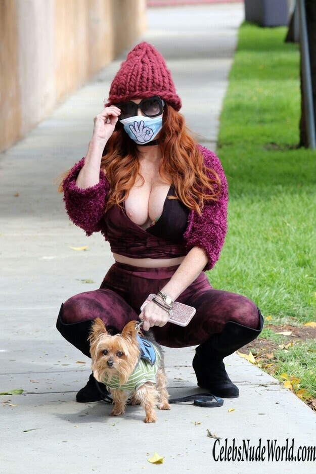 Phoebe Price Nipple Slip While Out In LA 231719