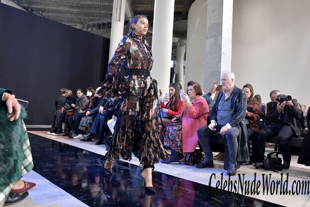 Georgia Fowler See Thru To Boobs On The Runway 231796