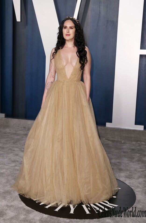 Rumer Willis Braless In See Thru Dress 231909