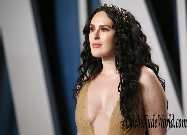 Rumer Willis Braless In See Thru Dress 231911