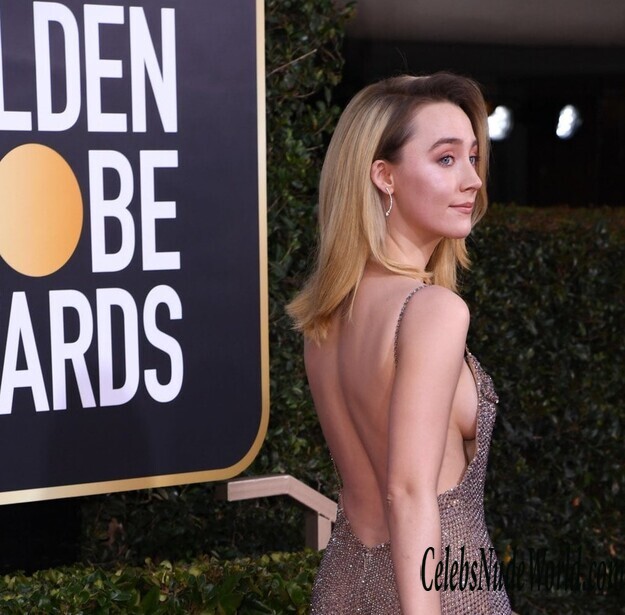 Saoirse Ronan Sideboob At The 77th Annual Golden Globe Awards 231985