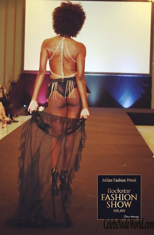 Sylvie Lumbamba during the Milano Fashion Week 232755