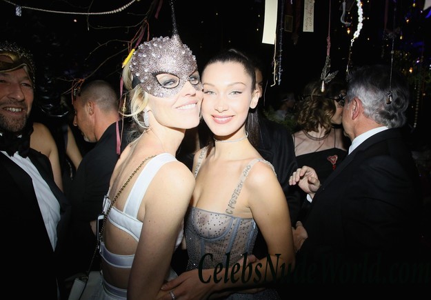 Bella Hadid See Through Dress At Dior Ball In Paris 24655