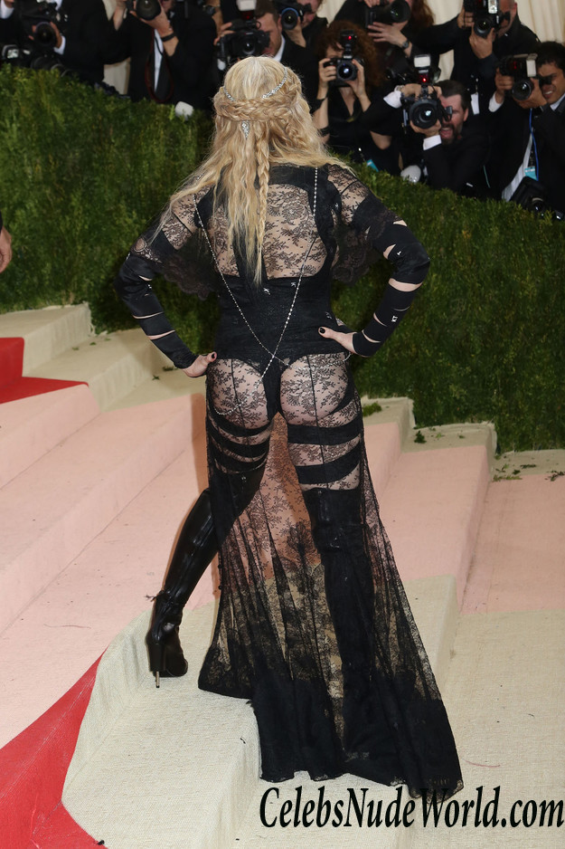 Madonna Nipple Tape At The Costume Institute Gala In NYC 24945