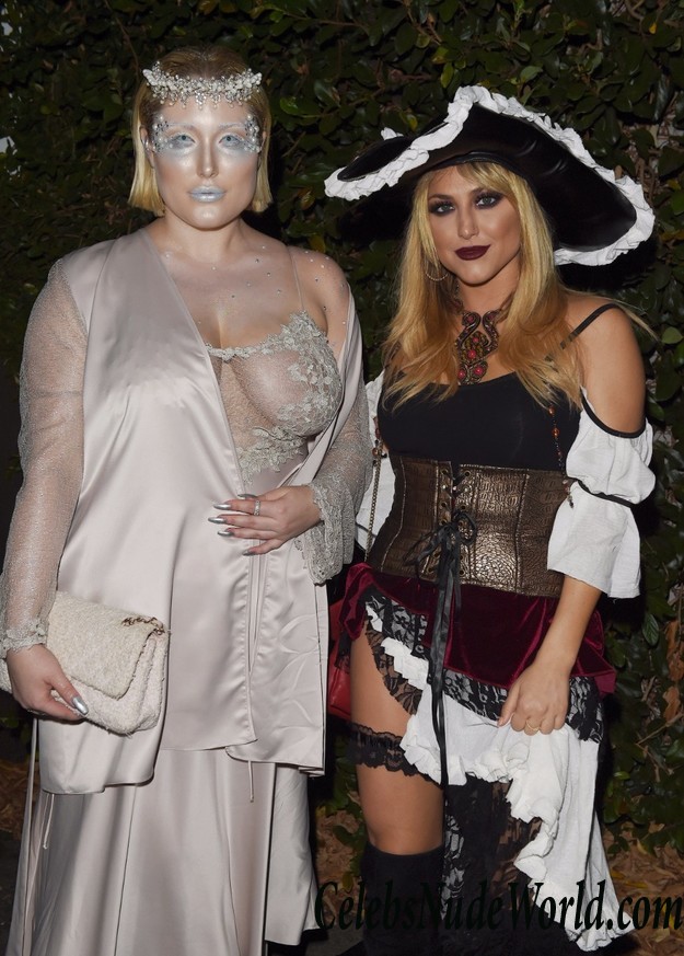Hayley Hasselhoff See Through To Nipples At Just Jared&#8217;s Halloween Party 25083
