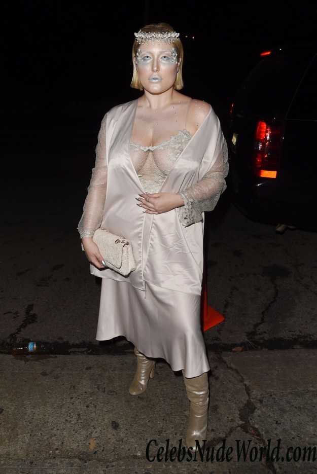 Hayley Hasselhoff See Through To Nipples At Just Jared&#8217;s Halloween Party 25085