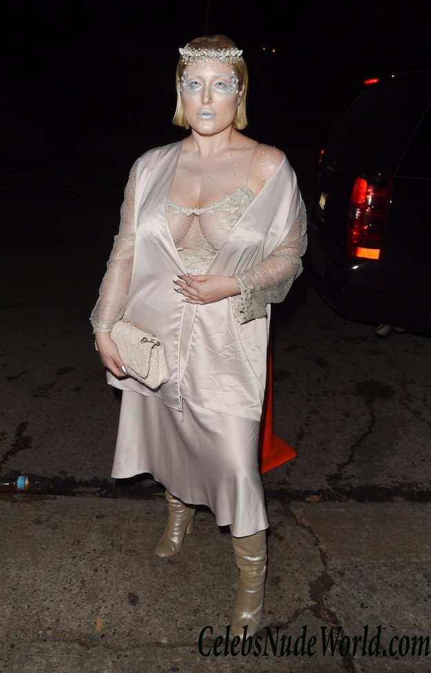 Hayley Hasselhoff See Through To Nipples At Just Jared&#8217;s Halloween Party 25088