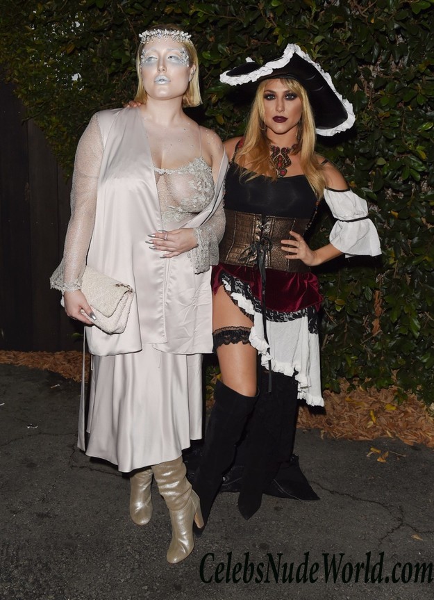 Hayley Hasselhoff See Through To Nipples At Just Jared&#8217;s Halloween Party 25090