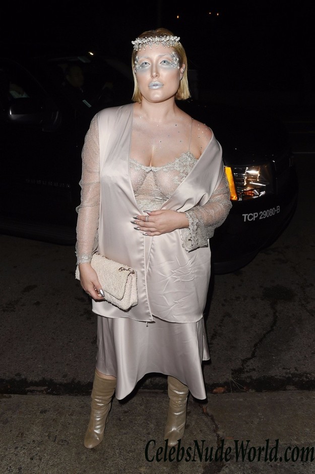 Hayley Hasselhoff See Through To Nipples At Just Jared&#8217;s Halloween Party 25091