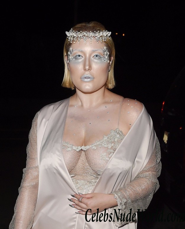 Hayley Hasselhoff See Through To Nipples At Just Jared&#8217;s Halloween Party 25101
