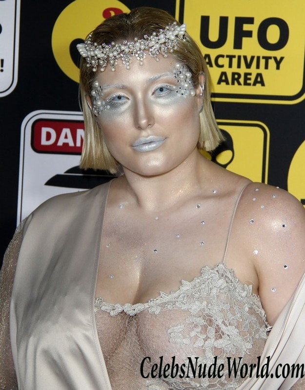 Hayley Hasselhoff See Through To Nipples At Just Jared&#8217;s Halloween Party 25103