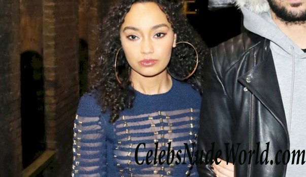 Leigh Anne Pinnock Braless In A See Through Top 25129