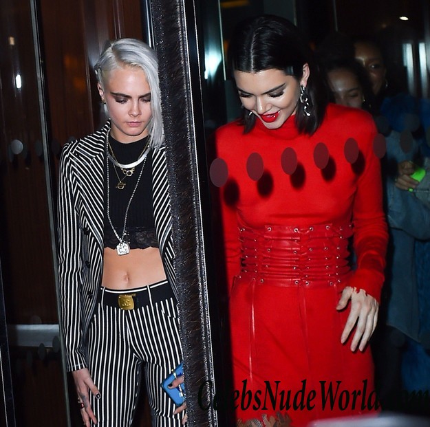 Kendall Jenner See Thru To Nips While Out In Paris 25273